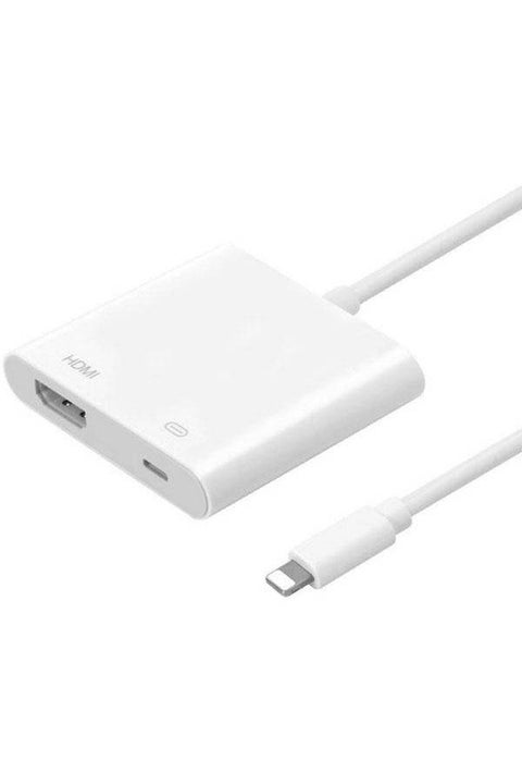 Lightning To Hdmi Cable Adapter White