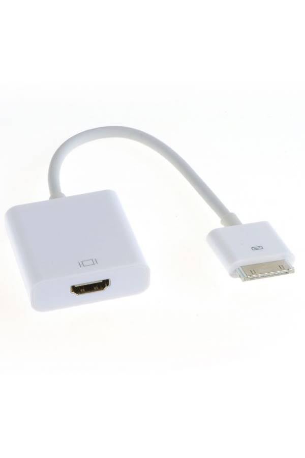 كابل تحويل قاعدة التوصيل إلى HDMI لجهاز أبل آي باد/ آيفون أبيض - Image 2