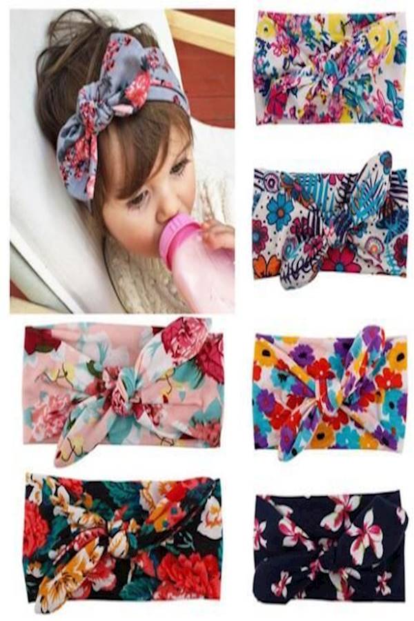 Generic 6-Piece Turban Knotted Hairband Multicolour - Image 2