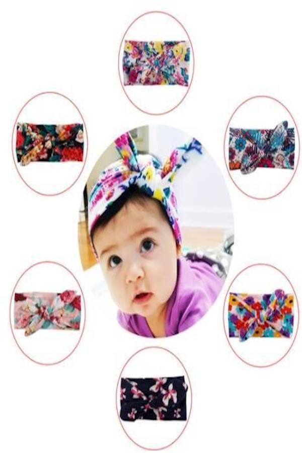 Generic 6-Piece Turban Knotted Hairband Multicolour - Image 5