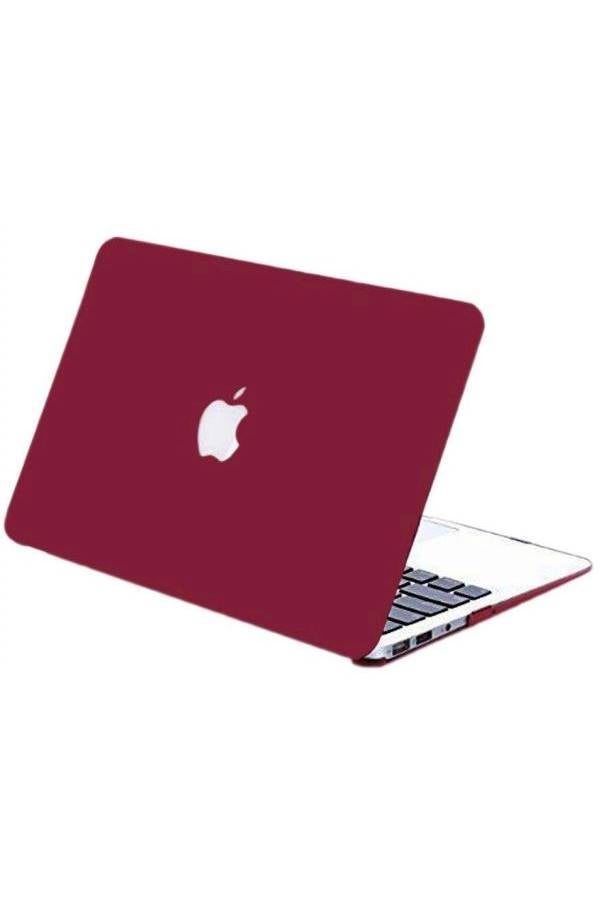 Rubber Coated Case For Apple MacBook Air 13/13.3-Inch Red  - Image 1
