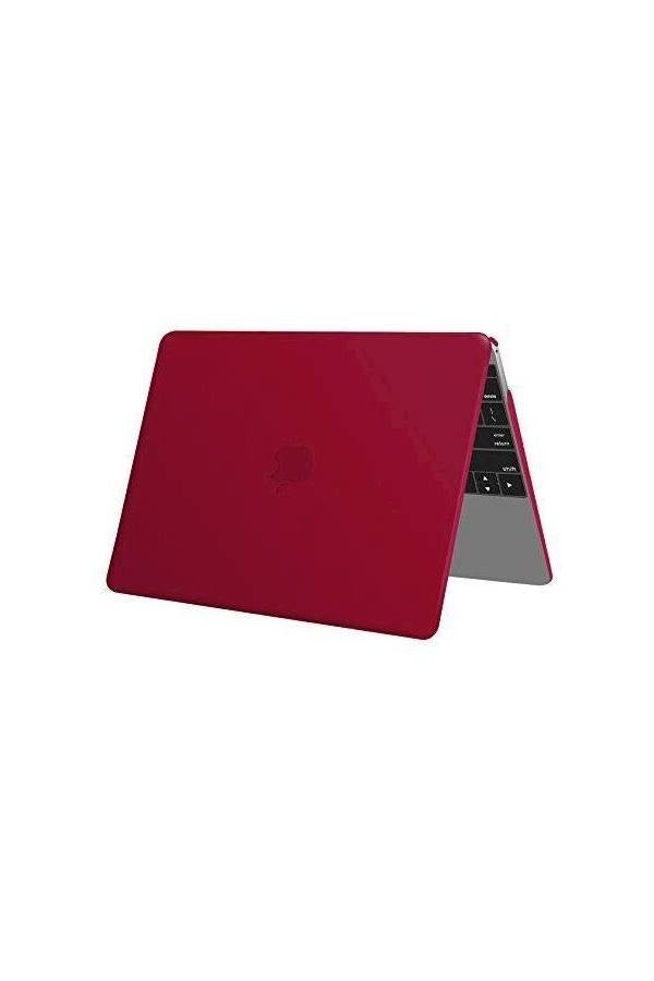 Rubber Coated Case For Apple MacBook Air 13/13.3-Inch Red  - Image 3