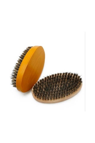 Boar Bristle Beard Brush Brown - v1555094656/N23650147A_1