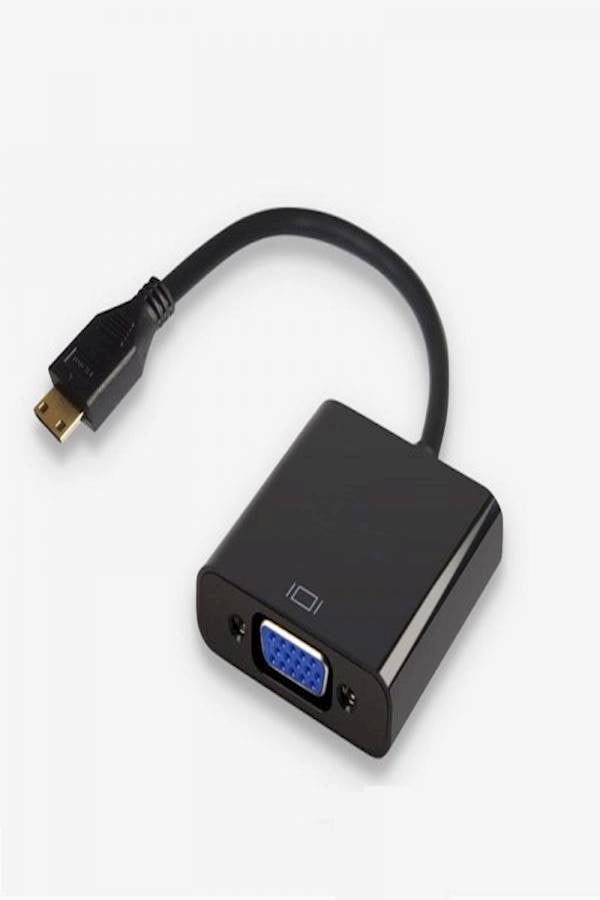 ماركة غير محددة كابل محول بمنفذ HDMI إلى منفذ VGA أسود  - Image 4