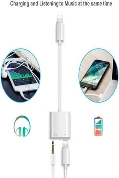 Generic Lightning Headphone Adaptor For Apple iPhone 8/8 Plus/7/7 Plus/X/10/iPad/iPod White/Grey  - Image 3