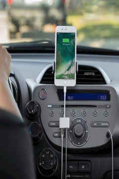 Generic Lightning Headphone Adaptor For Apple iPhone 8/8 Plus/7/7 Plus/X/10/iPad/iPod White/Grey  - Image 5