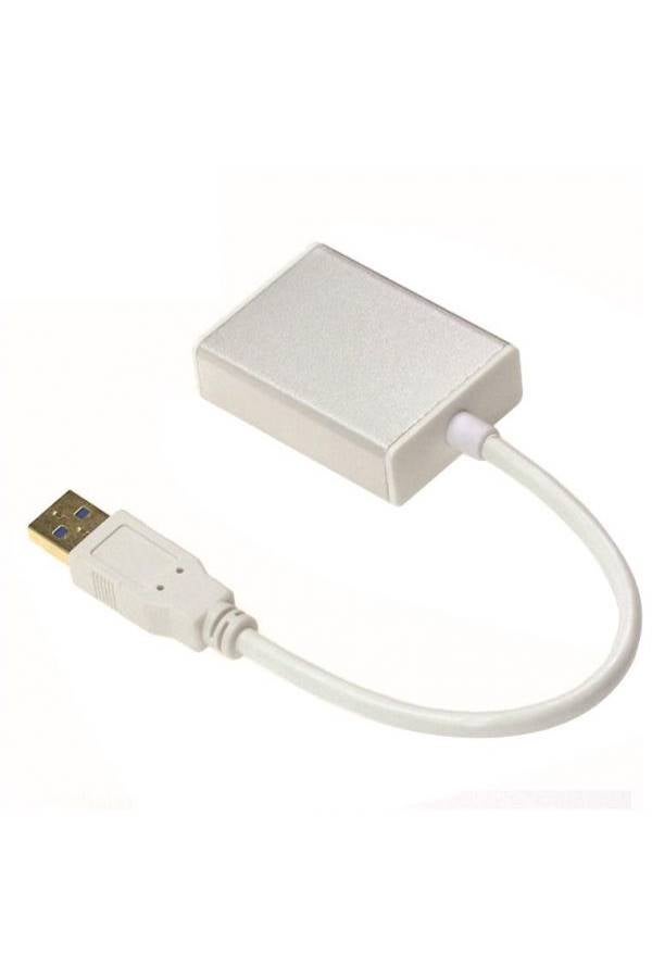 USB 3.0 To Hdmi Adapter With Audio Output Multiple Monitors Silver/White/Gold - Image 4
