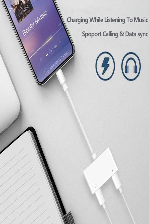 Multipurpose Adapter Jack For Smartphones White - Image 3