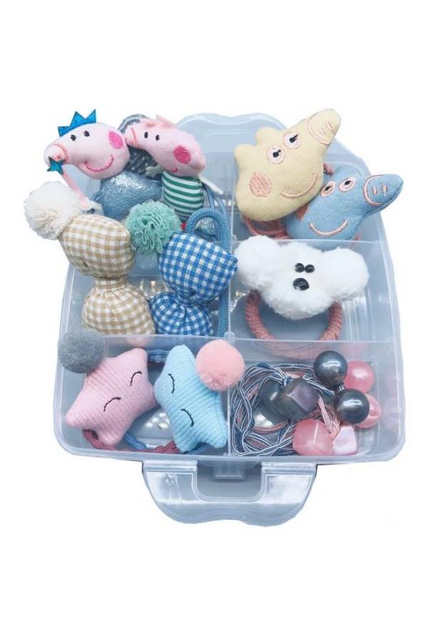 منظم إكسسوارات الشعر قابل للفصل شفاف - Image 3