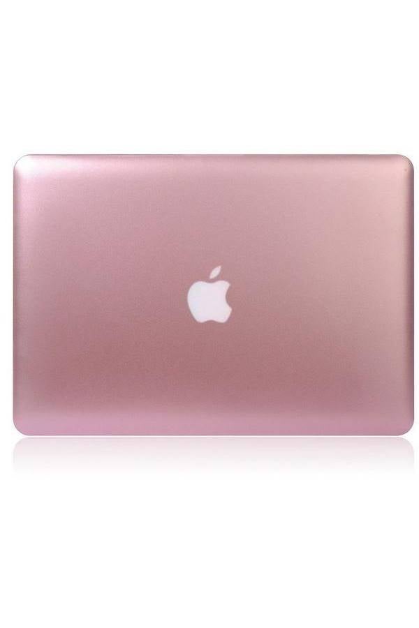 Crystal Matte Rubber Coated Plastic Hard Case For Macbook Retina 15/15.4 Inch Pink  - Image 3