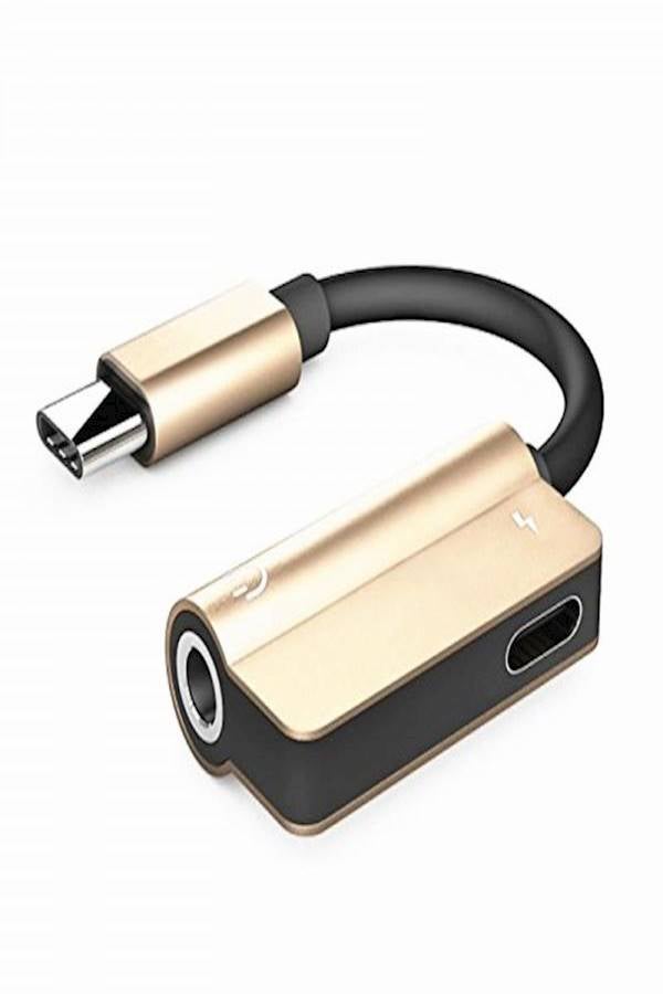 USB Type C Headphone Audio Jack Adapter For Xiaomi Huawei Mate Gold/Black/Silver - Image 1