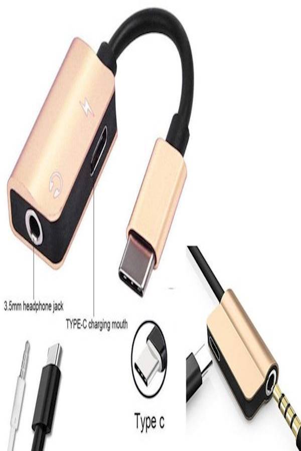 USB Type C Headphone Audio Jack Adapter For Xiaomi Huawei Mate Gold/Black/Silver - Image 4