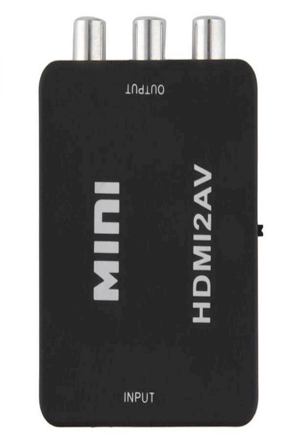 Mini - Hdmi To Av Scaler Video Adapter Black/Grey/Silver - Image 1