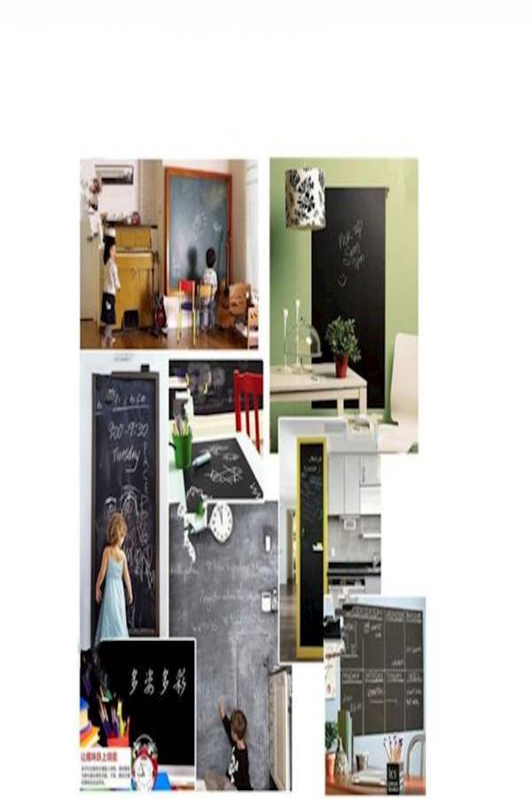 Chalkboard Wall Sticker Black 45x200cm  - Image 4