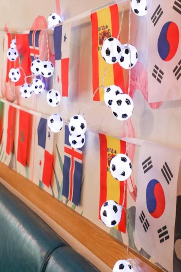 Football  World Cup Bar Theme Decoration Lights White - Image 2