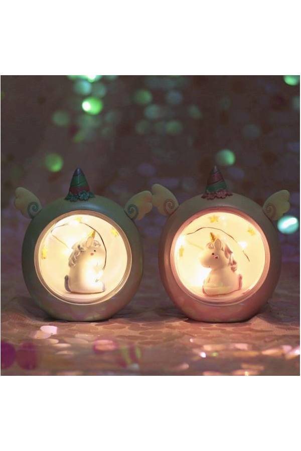 Unicorn Shape Table Lamp Gold
