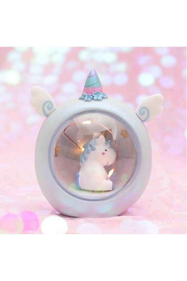 Unicorn Shape Table Lamp Gold