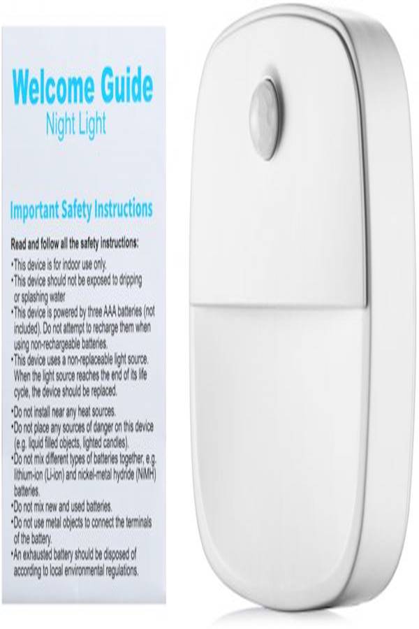 3-Pack Motion Sensor Stick-On Night Set White - Image 2