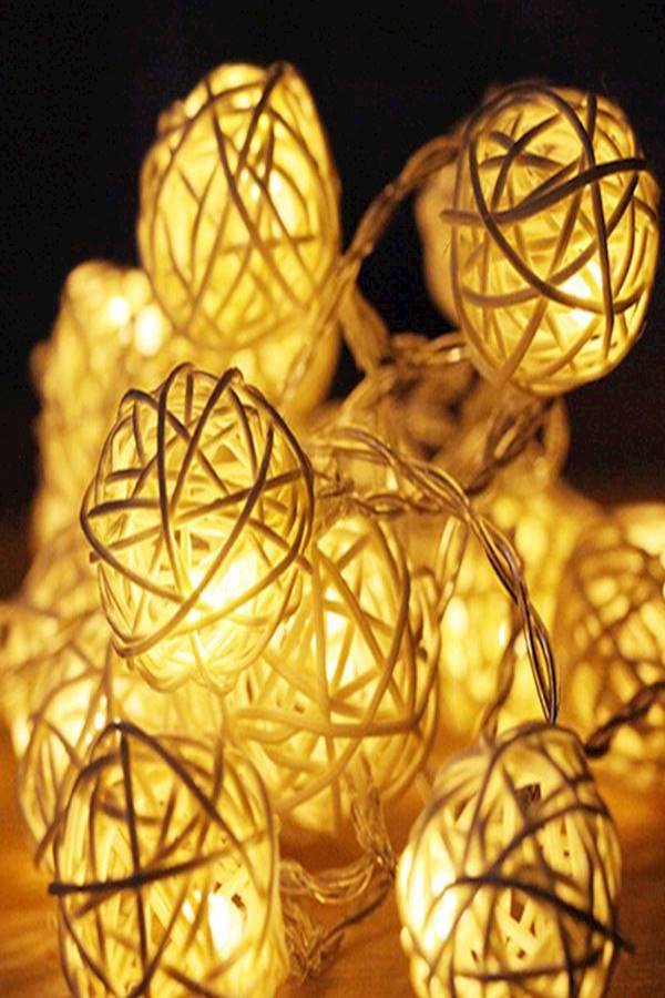 20 Vine Ball LED Light Beige 2.5meter  - Image 3