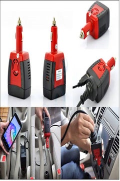 12V Dc To 220V Ac And Usb 5V Car Power Inverter