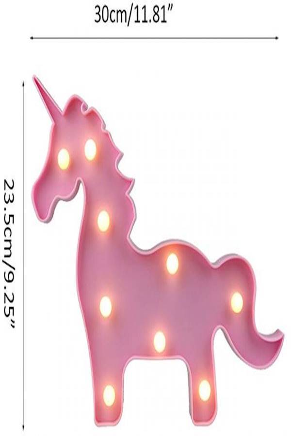 Generic Unicorn Lights Kids Table Lamp Pink  - Image 4