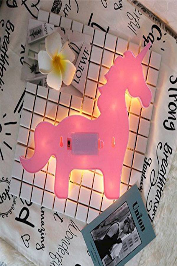 Generic Unicorn Lights Kids Table Lamp Pink  - Image 2