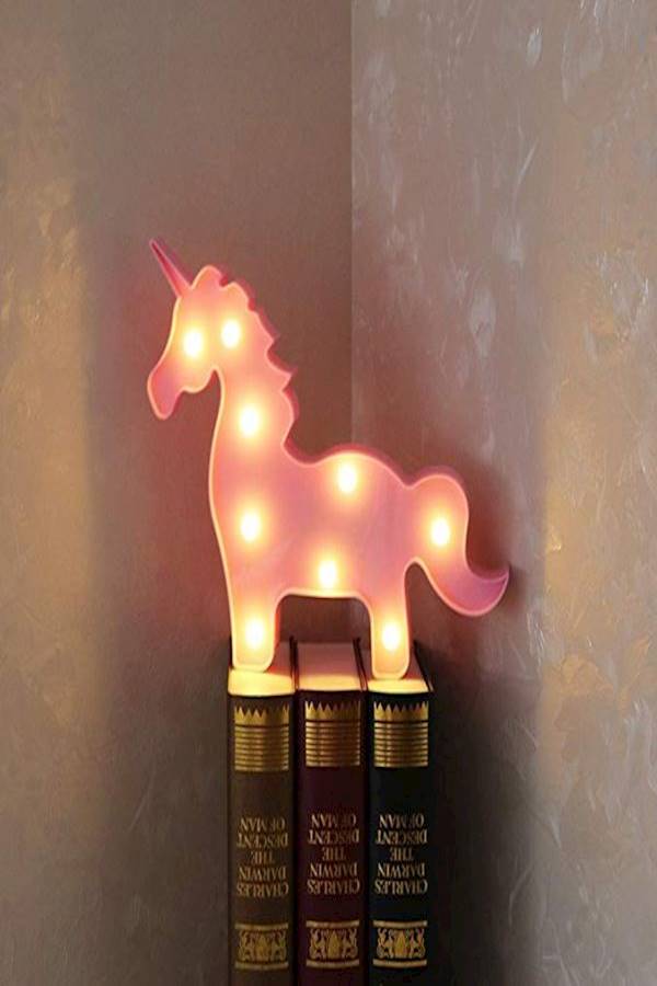 Generic Unicorn Lights Kids Table Lamp Pink  - Image 5