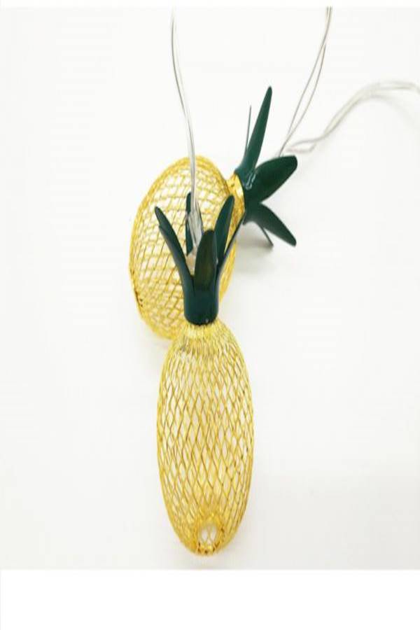 10-Piece Pineapple Shaped LED Light Yellow - Image 4