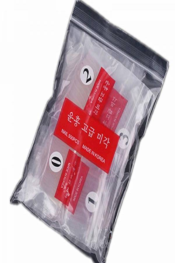 Generic 500-Piece False Nail Tips Clear  - Image 1