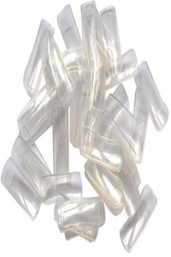 Generic 500-Piece False Acrylic Nail Tips Clear 