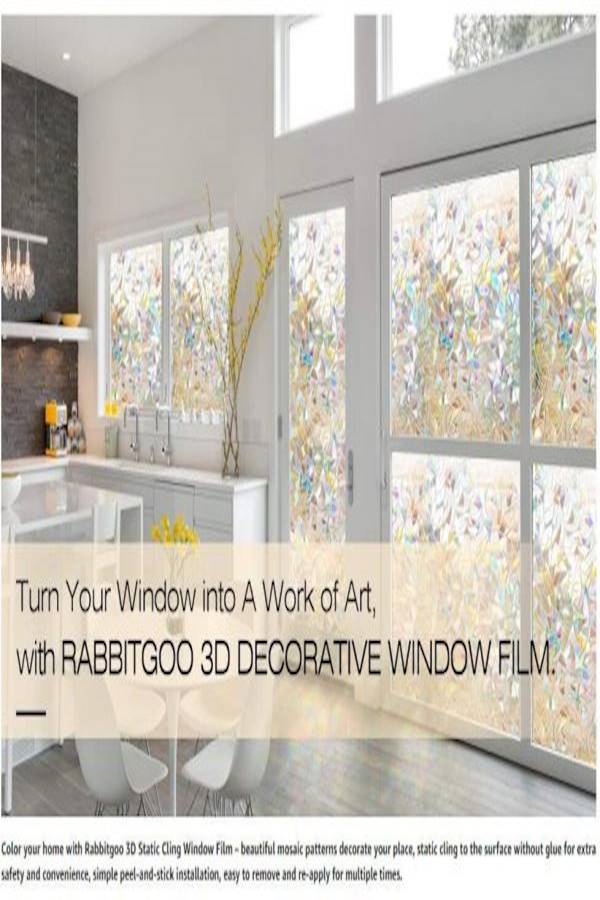 Privacy Window Glass Sticker Multicolour 100centimeter - Image 5