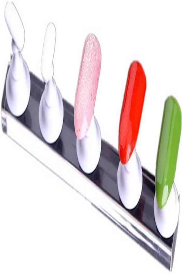 حامل للتدريب على فن تزيين الأظافر أبيض - Image 2