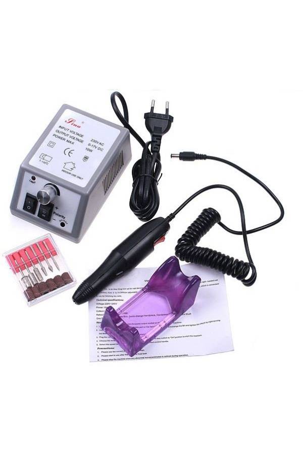 Generic - Electric Nail Drill Machine Black/Grey/Purple - Image 1