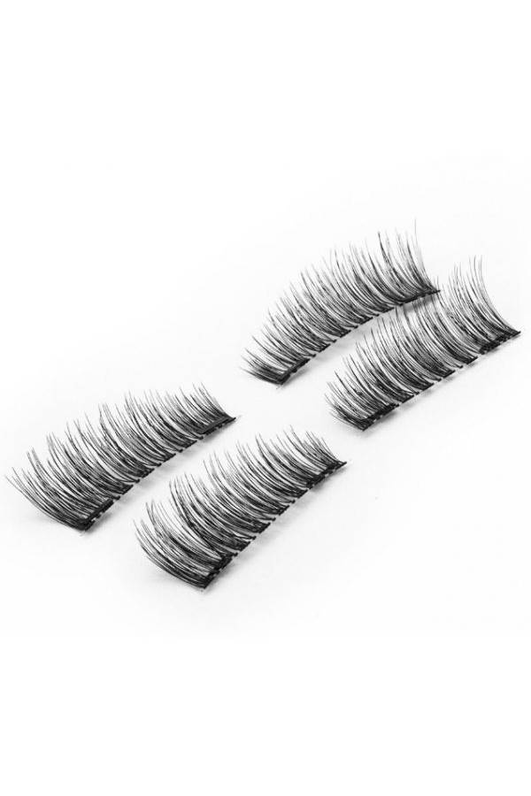 Generic - 2-Pair 3D Magnetic False Eyelashes Black - Image 1