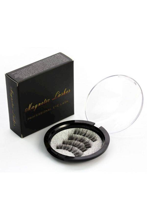 Generic - 2-Pair 3D Magnetic False Eyelashes Black - Image 1