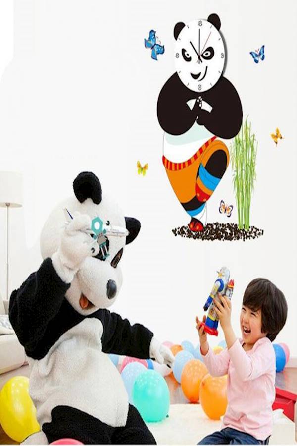 Kung Fu Panda Wall Clock Multicolour