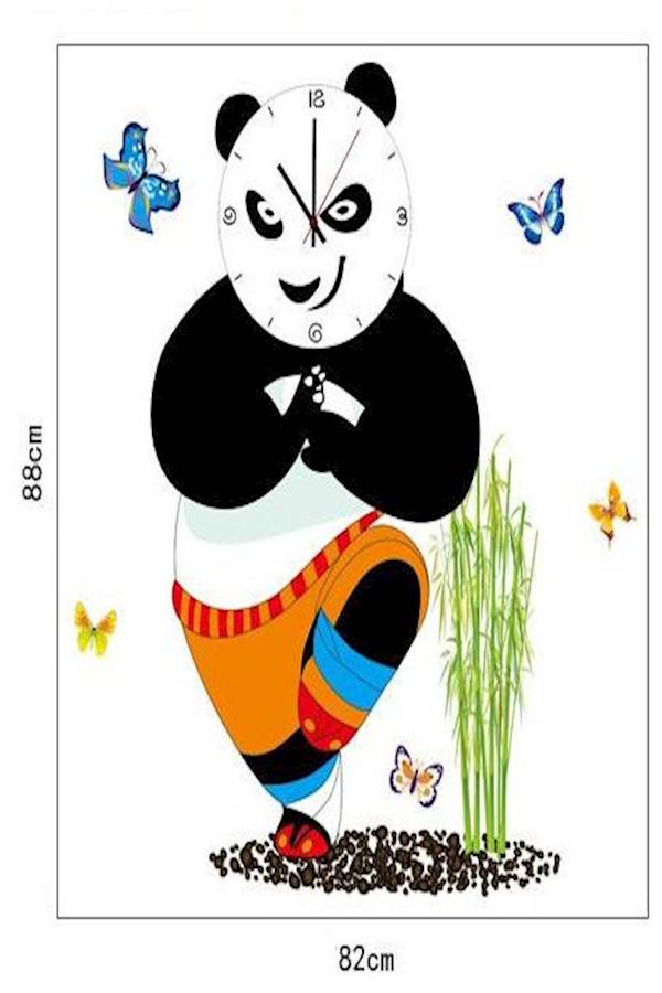 Kung Fu Panda Wall Clock Multicolour