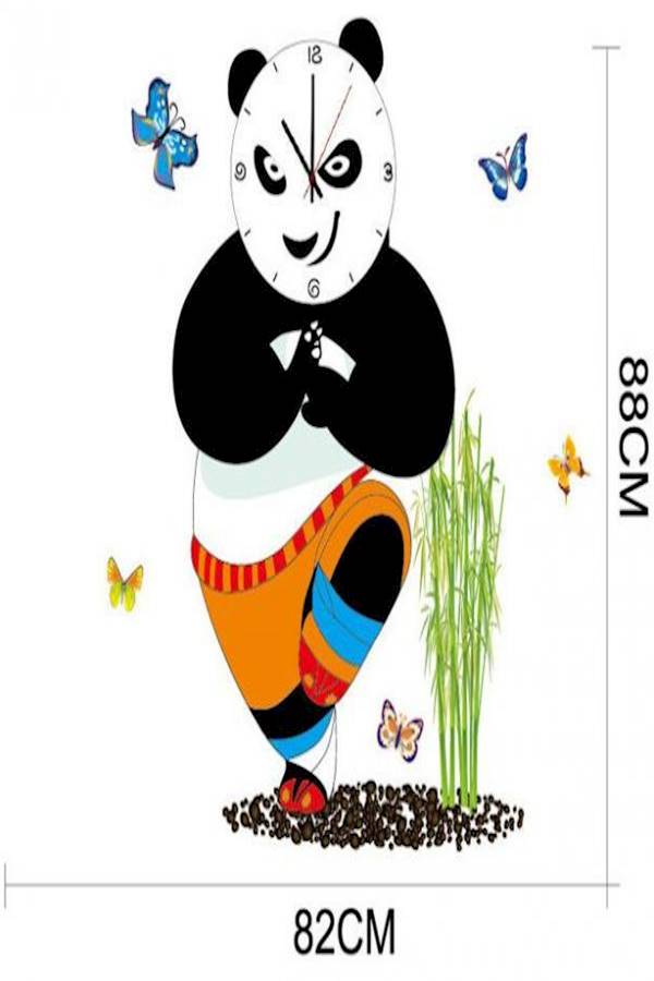 Kung Fu Panda Wall Clock Multicolour