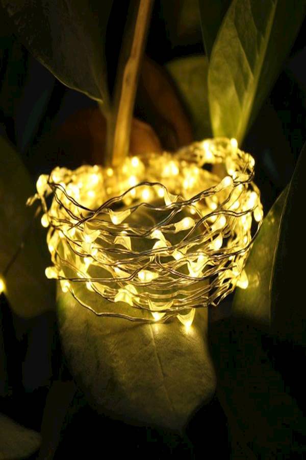 Generic 100LED 8 Modes Solar Outdoor String Lights Warm White 10meter  - Image 2