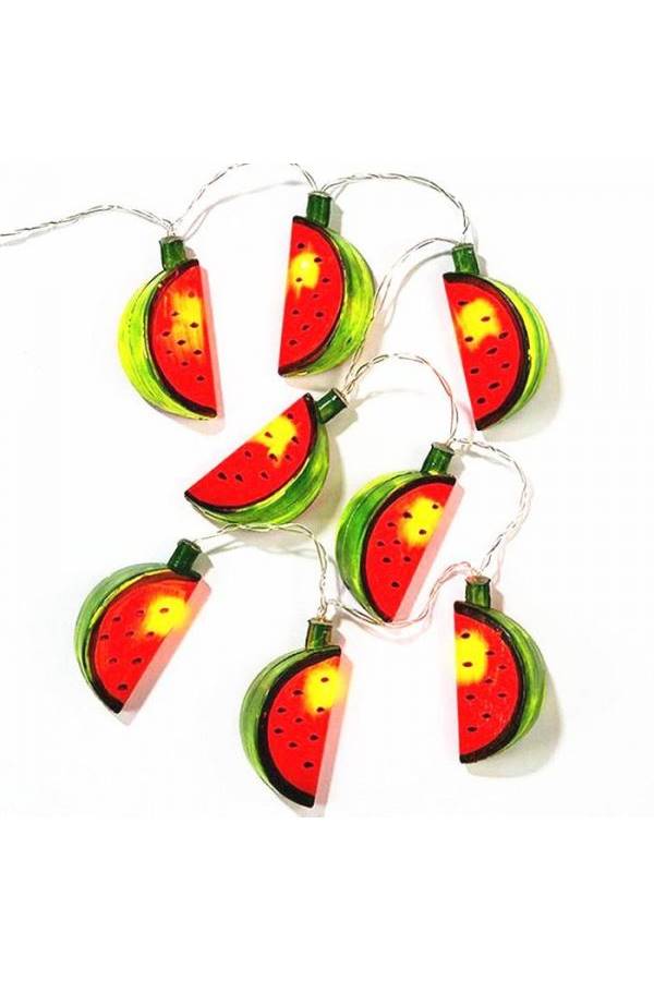 20 LED Watermelon Shape String Ligh Red - Image 1