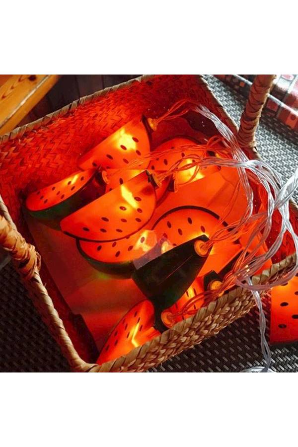 20 LED Watermelon Shape String Ligh Red - Image 3