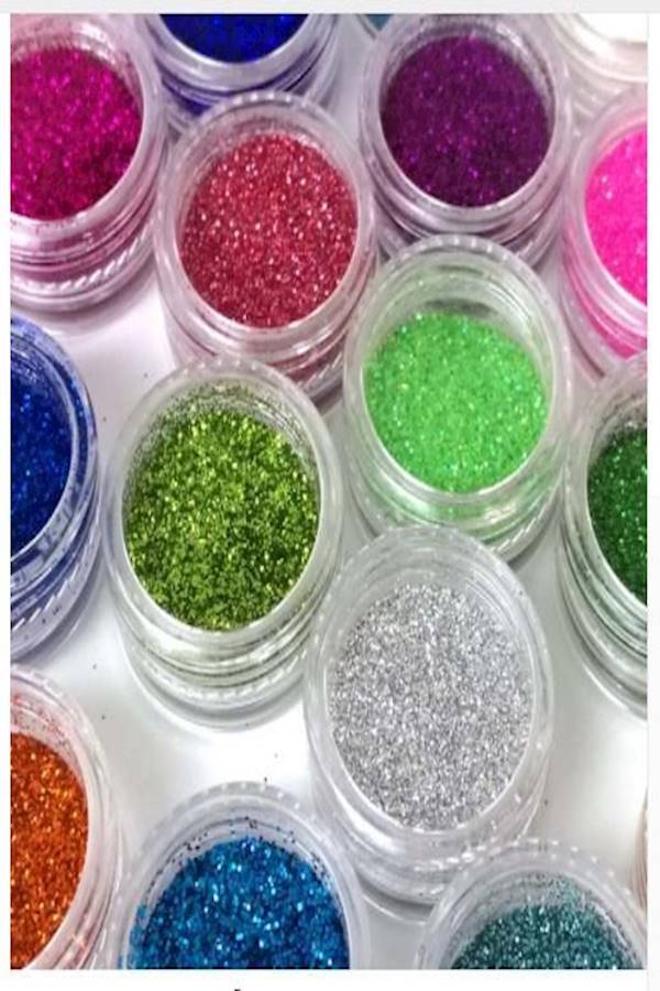 24 Colors Nail Art Glitter Shimmer Dust Powder Multicolour - Image 5