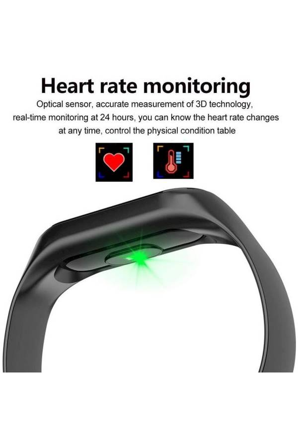 M3 M3  Fitness Activity Tracker Black Black  - Image 5