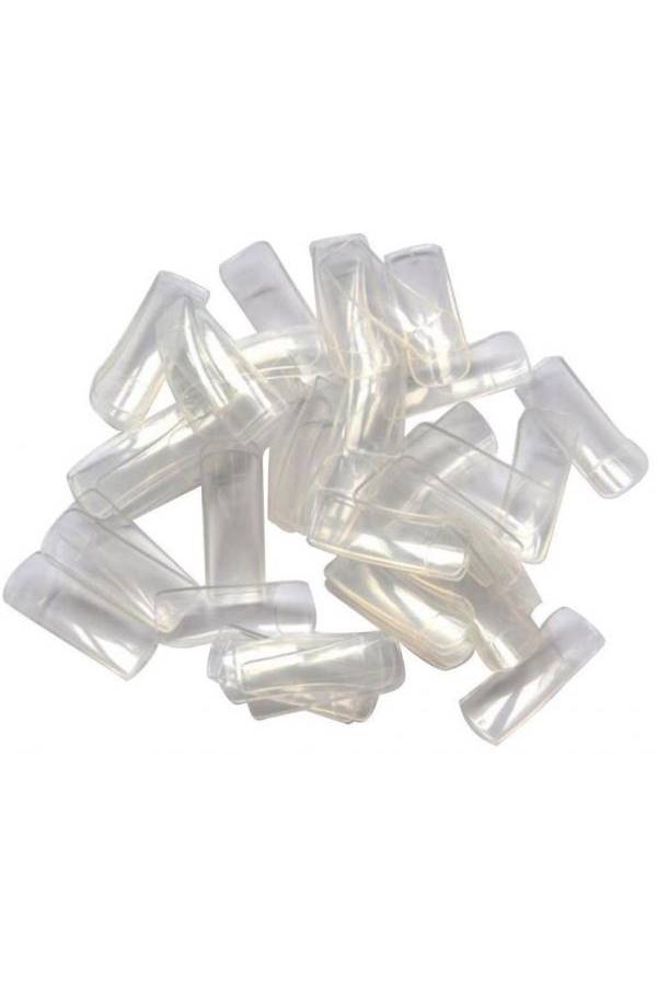 500-Piece False Nail Tips Clear - Image 1