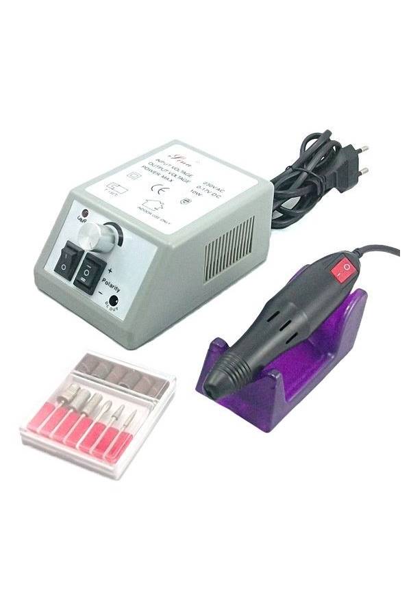 مثقاب لتزيين الأظافر رمادي/ أسود/ بنفسجي - Image 2