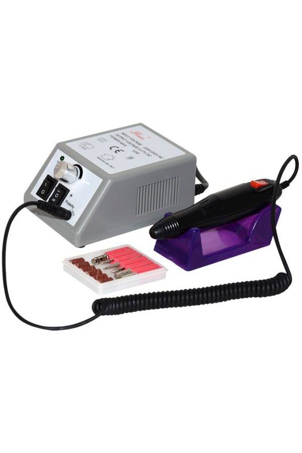 مثقاب لتزيين الأظافر رمادي/ أسود/ بنفسجي - Image 1