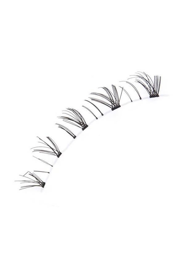 رموش مستعارة سفلية 20 قطعة أسود - Image 2