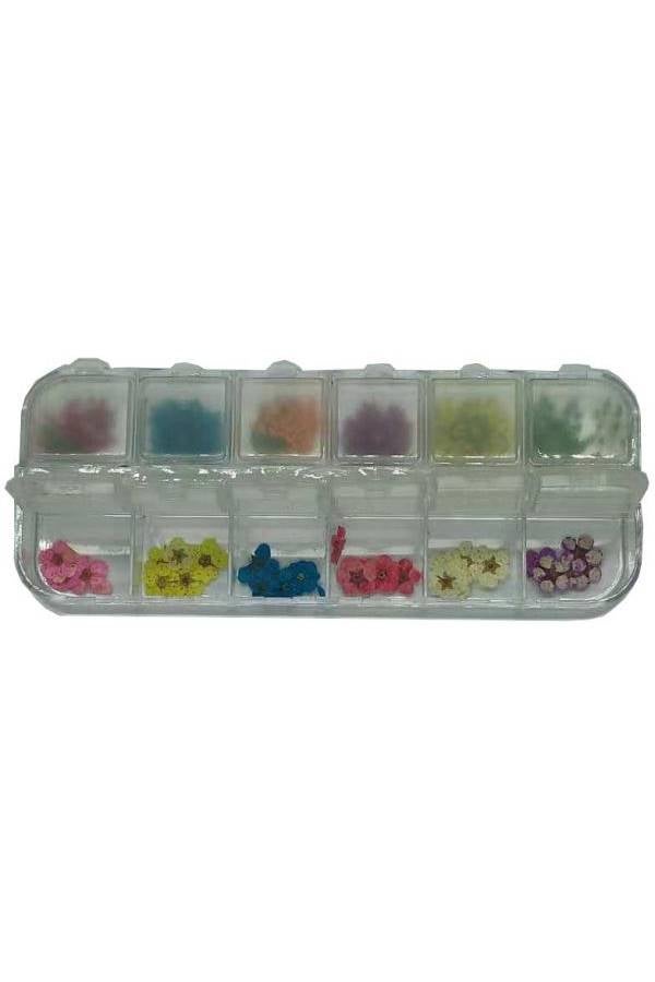 مجموعة أدوات مانيكير تجميلية لتزيين الأظافر مكونة من 12 قطعة متعدد الألوان - Image 2