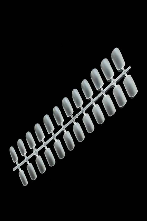 288-Piece False Nails Stickers White - Image 4