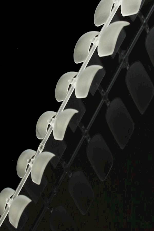 288-Piece False Nails Stickers White - Image 5